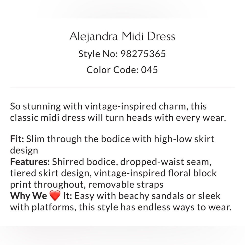 FREE PEOPLE Alejandra Midi Dress Soft Blue Combo Floral Drop waist tiered M - Picture 14 of 16